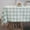 Light Green, variant on Rectangular table tablecloth, stain resistant, durable and wrinkle resistant, suitable for dining room, party, birthday party and wedding decoration, 63"×55", black and green