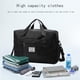 thumbnail image 5 of Bolsa plegable de viaje 35L con bolsillo para zapatos - Bolsa ligera de fin de semana para gimnasio y equipaje de mano - Roja, morada, gris, negra, azul, 5 of 6