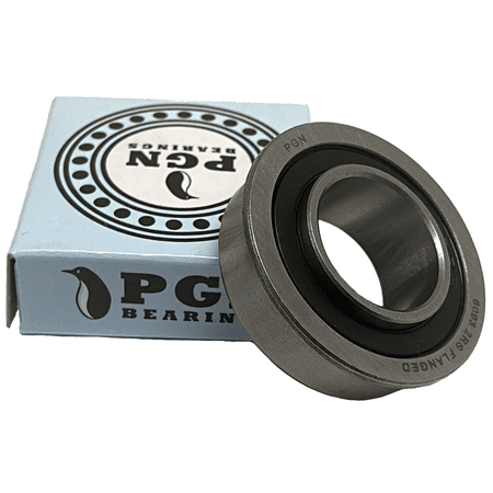 

(100 Pack) PGN 3/4 x 1-3/8 Flanged Ball Bearing - Replacement for Lawnmower Carts & Hand Trucks Wheels and Wheelbarrows - Chrome Steel - Lubricated