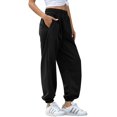 thumbnail image 3 of Borke Women's High Waisted Sweatpants Workout Active Joggers Pants Baggy Lounge Bottoms, 3 of 10