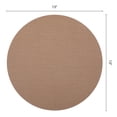 thumbnail image 6 of Unique Bargains 6pcs Faux Leather Wipeable Placemats Brown 13"x13", 6 of 6