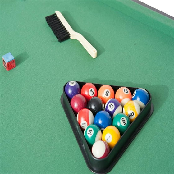 Folding Miniature Billiards Mini Pool Table W Cues And