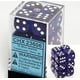 Chessex dés d6 Sets: Bleu avec Blanc Translucide - 16mm Six Faces Dé (12) Bloc de dés – image 1 sur 1