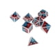 thumbnail image 5 of 7 Piezas Dados Poliédricos Metálicos D6 D4 para de Dragón - azul rojo negro azul perfke Lote de dados poliédricos, 5 of 7
