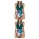 thumbnail image 4 of Eigraketly Traje de baño sin mangas para mujer, traje de baño con relleno, traje de baño a la moda, ropa de playa, verde + flor blanca M Type8 NO8 Eigraketly CBP218398, 4 of 5
