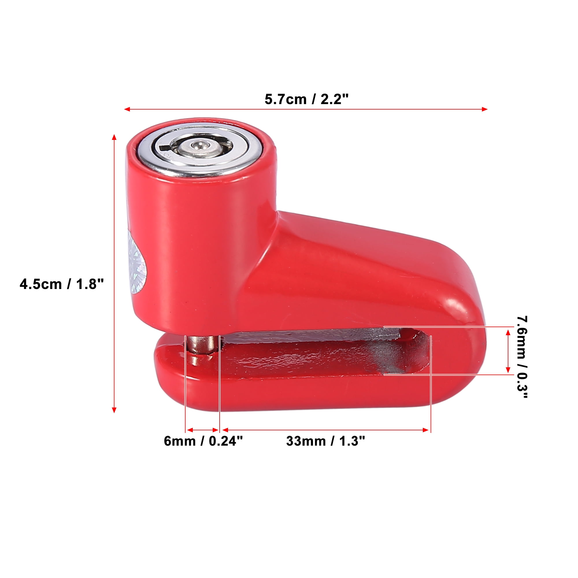 Unique Bargains Universal Mountain Bike Motorcycle Disc Brake Lock Anti Theft Lock