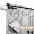 thumbnail image 4 of Farmhouse Wood Grain Swag Valances for Windows, Kitchen Window Curtains Over Sink, Vintage Country Barn Gate Grey Window Treatment Curtains for Living Room/Bedroom Curtains 2 Panel Sets 36"x45", 4 of 8
