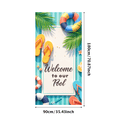thumbnail image 1 of Beach Ball Welcome Banner Flip Flops Poolside for Summer Party Outdoor Decoration Swimming Event, 1 of 4