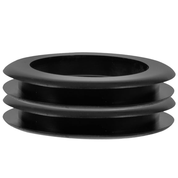Soimiss Black Silicone Patio Table Umbrella Ring for Stable Fixing 2Pcs