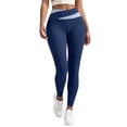 thumbnail image 3 of ATENAR Leggings for Women,Womens Leggings,Breathable,Butt Lifting,Moisture Wicking,Tummy Control,Blue,S, 3 of 10