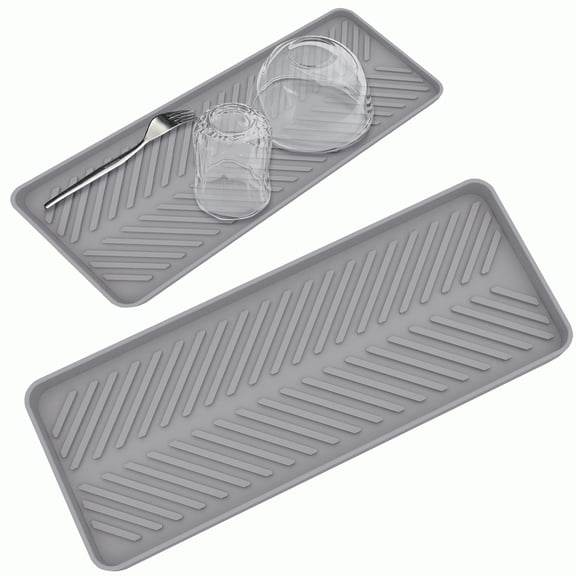 Clearance Under $5 Storage Mat Multi-Purpose Silicone Mat For Kitchen Drawer Liner Mat,Silica Gel Gray (1Pc)