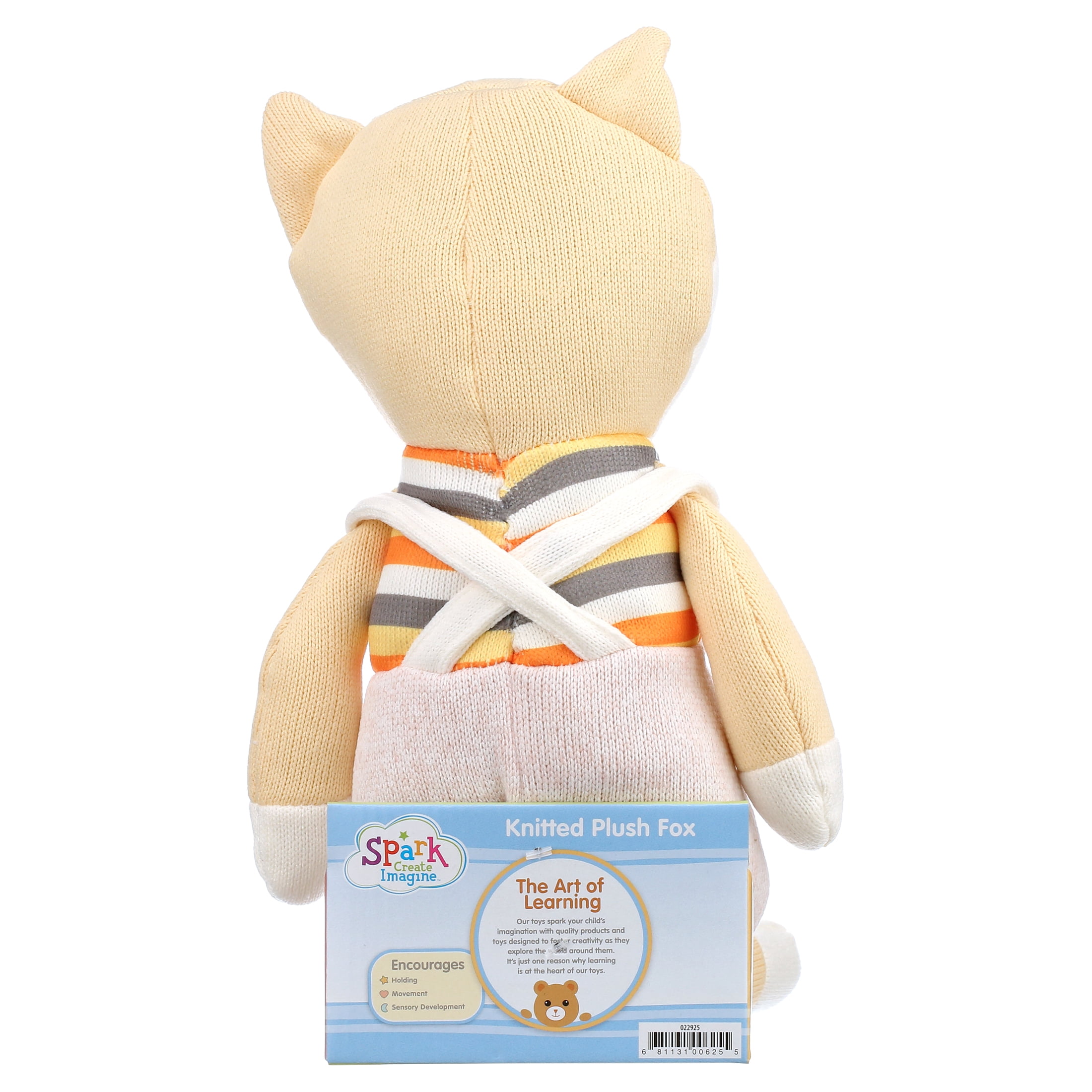 Spark Create Imagine Plush Knit Fox Stuffed Animal
