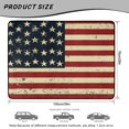 thumbnail image 7 of HUISEFOR Vintage American Flag Car Trunk Mat 29" x 39" Cargo Mat Rear Trunk Liner Non-Slip Vehicle Interior Accessories Easy To Clean Universal Fit for Most Cars, 7 of 7