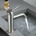 thumbnail image 3 of Single Hole Bathroom Sink Faucet, Lever Handle Solid Brass Basin Faucet, 3 of 5