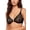 Black, variant on Deyllo Women Front Closure Bras Lace Push Up Bras Underwire Support Unlined Comfort Black Bras Clothes Size 38C
