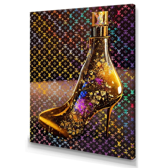 Designart Luxurious Stilettos I Canvas Wall Art