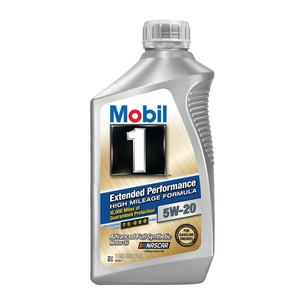 Mobil 1 Extended Performance High Mileage Full Synthetic Motor Oil 5W
