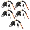 thumbnail image 1 of YLSHRF Plastic Easy To Install Electric Scooter Power Supply Lock, Fine Workmanship 5Set Electric Bicycle Electronic Lock Switch, Power Supply Lock For Outdoor Sports, 1 of 8
