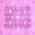 thumbnail image 1 of Ahgly Company Indoor Square Abstract Purple Modern Area Rugs, 3' Square, 1 of 4