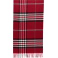 thumbnail image 4 of FRAAS Plaid Cashmink® Blanket Scarf - classic red, 4 of 6