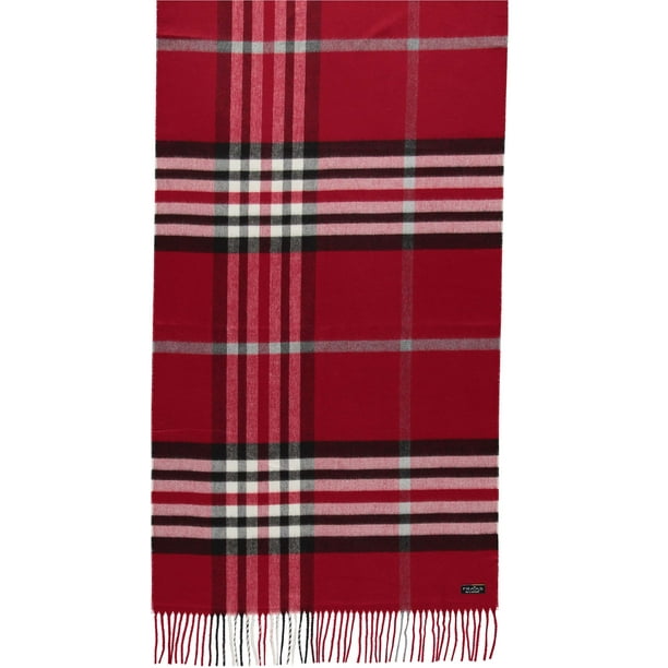 FRAAS Plaid Cashmink® Blanket Scarf - classic red 