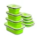 thumbnail image 1 of Set de Contenedores para Alimentos Casa y Concepto 4 Pzas Silicón Plegable, 1 of 2