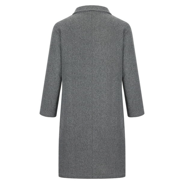 ジャケット・アウター SOFT WOOL TAILOR COAT gray / FREE Free Assembly Women's and Women's Plus Long Wool Blend Coat
