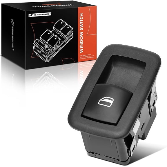 A-Premium Power Window Switch Compatible with Dodge & Ram Models - Journey 2011-2020, 1500 2013-2015, 2500 2013-2015 2017-2022, 3500, 4500, 5500, Rear Side, Replace# 68080842AA