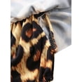 thumbnail image 5 of Wsevypo Baby Girls Leopard Printed Off Shoulder Ruffled Romper Swimwear, 5 of 6