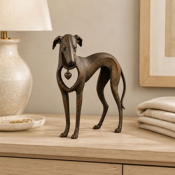 Greyhound, Resin, Figurine
