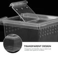 thumbnail image 3 of MasteelfCA Plastic Reptile Feeding Box Practical Lizard Feeding Container Lizard Breeding Box, 3 of 9