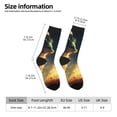 thumbnail image 2 of Cauagu Firefly Forest Fox Print Crew Socks for Women and Men,Adult Athletic Running Socks 1-Pair Sports Socks Work Gear Socks with Moisture Wicking, 2 of 6