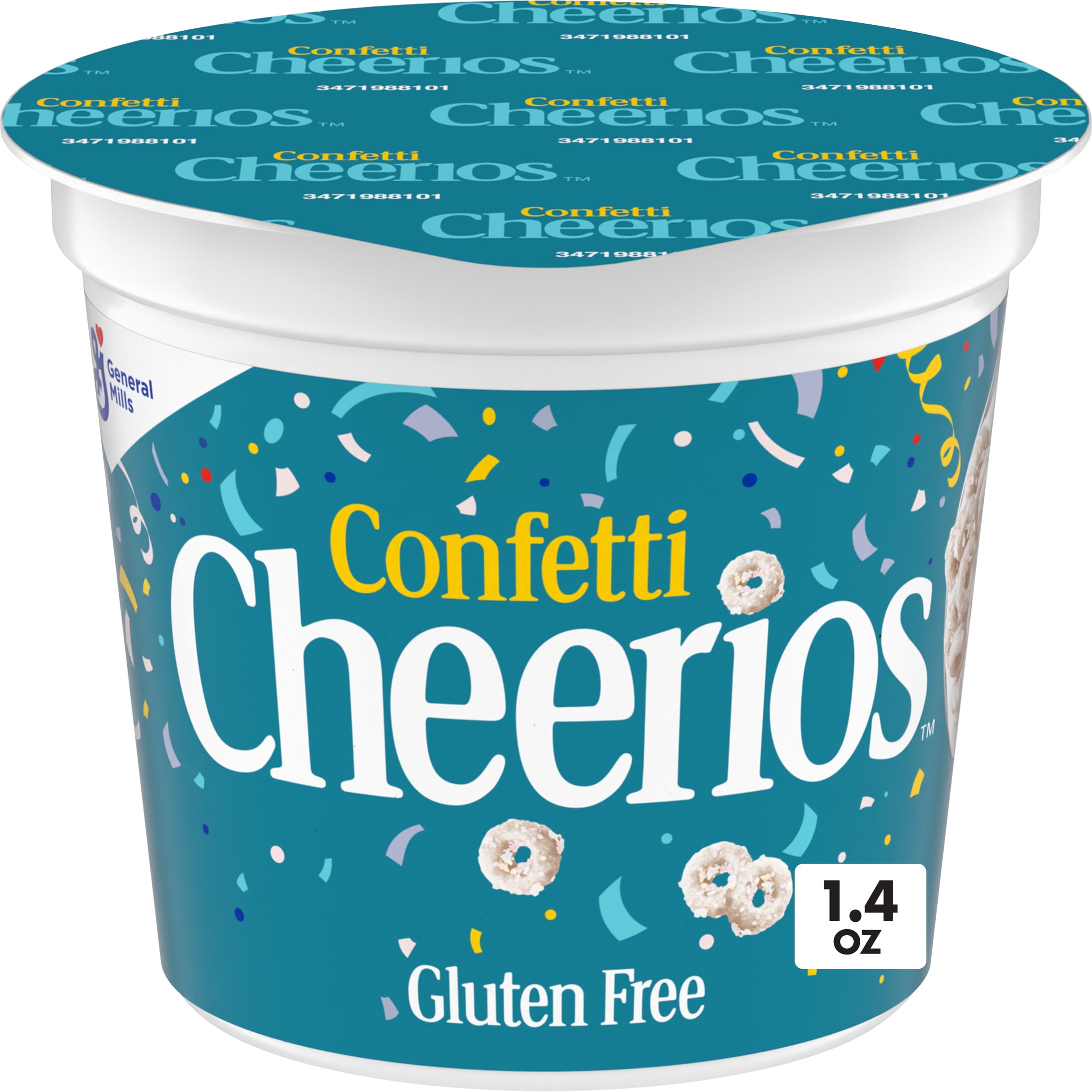 Cheerios, Breakfast Cereal Cup, 1.4 oz, Gluten Free, Vanilla