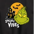 thumbnail image 3 of The Grinch - Grinch Spooky Vibes - Toddler & Youth Crewneck Fleece Sweatshirt, 3 of 5