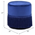thumbnail image 3 of ACME Clivia Ottoman in Eggplant, 3 of 3