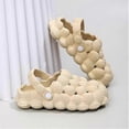 thumbnail image 2 of Sandalias de mujer con tira trasera tipo burbuja para interior y exterior, pantuflas de EVA antideslizantes, calzado para mujer., 2 of 4