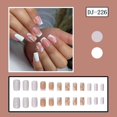 thumbnail image 6 of Square Press On Nail Flower Fake Nail Glues On Nail Artificial Acrylic Nail, 6 of 8