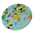 thumbnail image 4 of yuksok Table Cloth Large Round Elastic Edge Fitted Vinyl Waterproof Table Cover - 55 Style06, 4 of 6