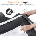 thumbnail image 4 of Cama Ortopédica para Perros NANUYA XL Impermeable con Respaldo en Gris Oscuro, 4 of 7