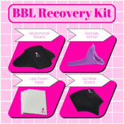 Lipo Foams Post Surgery 360 Bbl, Ab Board Post Surgery Liposuction 360 with 3 Pack Lipo Foam Pads and Lumbar Molder Back Board, Lipo Foam Boards Sheets for Post Surgery Compression