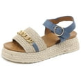 thumbnail image 4 of Women Sandals Soft Bottom Wedge Heels Sandals Summer Beach Shoes Women Platform Sandalias Mujer Elegant Wedges Shoes for Women, 4 of 7