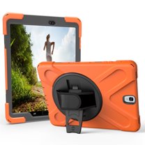 XYX Case for Samsung Galaxy Tab S3 9.7 inch SM-T820/SM-T825 with 360 Degree Rotating, Hand Strap, Shoulder Strap, Orange