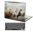 thumbnail image 1 of KSK KAISHEK Hard Case Shell Cover Compatible with MacBook Air 13.6 inchs m2( Touch Bar, 2022.0) + Black Keyboard Cover Model A2681, Type C Flower 1447, 1 of 5