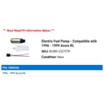 thumbnail image 2 of Electric Fuel Pump - Compatible with 1996 - 1999 Acura RL 1997 1998, 2 of 2