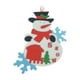thumbnail image 1 of Adorno Colgante de Árbol de Navidad de Tela No Tejida | Decoración Navideña de Muñeco de Nieve y Papá Noel | Decoración Festiva para Ventanas y Paredes | Pequeño Adorno para Árbol Fácil de Colgar, 1 of 1