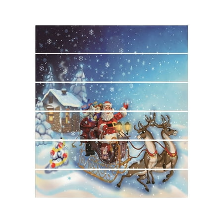 

Veki Christmas 3D Stair Sticker Water Proof Wall Sticker Home DIY Personality Practical Decorations Ceiling Sticker Tiles