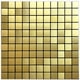 thumbnail image 3 of Mosaico de metal, panel de aluminio y plástico, adhesivo para pared, dorado, abstracto, impermeable, para cocina, baño, azulejos, decoración de pared, 3 of 5