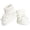 White, variant on REDARER Baby Knit Booties Adjustable Tie Soft Warm Non First Walking Sock Shoes for Boys Girls,6-9 Months