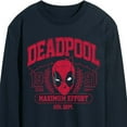 thumbnail image 3 of Marvel Deadpool - Collegiate - Men's Long Sleeve Graphic T-Shirt, 3 of 5