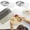 B, variant on Bowayaoa Pack Stainless Steel Divided Plate, Plate with Compartment, Portion Control Serving Platter, Mess Food Sectioned Tray for Dinner, Lunch, Cafeteria, Adult